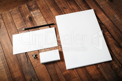 Blank corporate identity mock-up