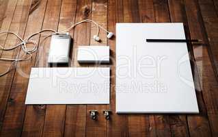 Blank corporate identity template