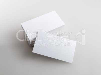 Blank business cards