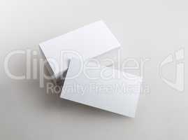 Blank business cards