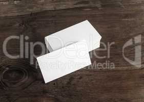 Blank business cards