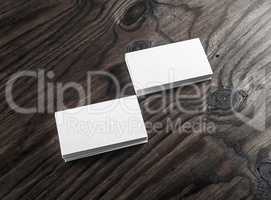 Blank business cards