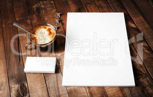 Letterhead, coffee cup and business cards
