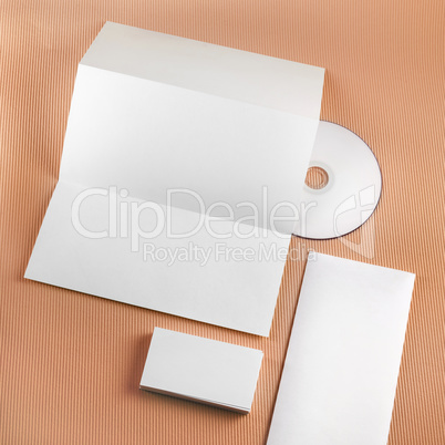 Blank corporate identity set