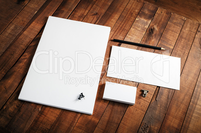 Blank stationery template