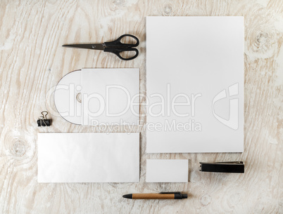 Blank stationery set