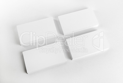 Blank business cards