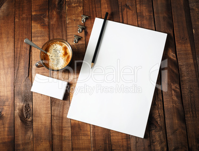 Blank stationery template