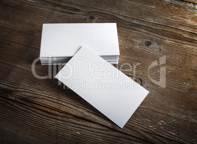 Blank business cards