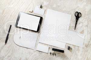 Blank stationery and corporate identity