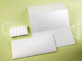 Blank stationery set