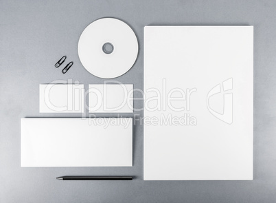 Blank stationery template