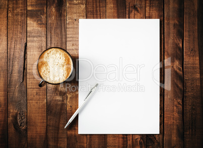 Blank stationery mock-up