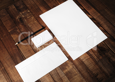 Blank corporate identity set