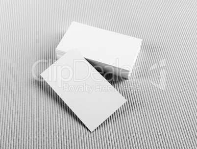 Blank business cards