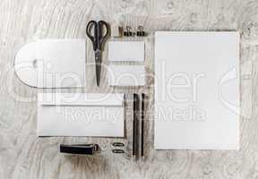 Blank corporate identity template