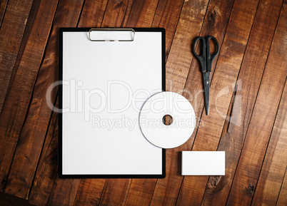 Blank corporate identity template