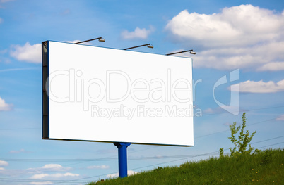 Big blank billboard