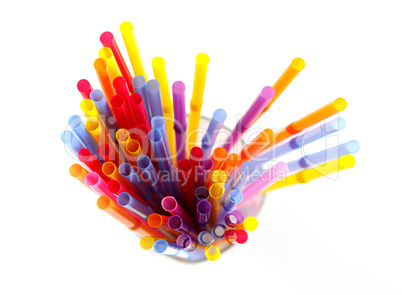 Plastic straws for drinking