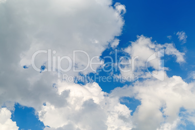 Clouds in the blue sky