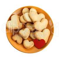 Heart shaped cookies