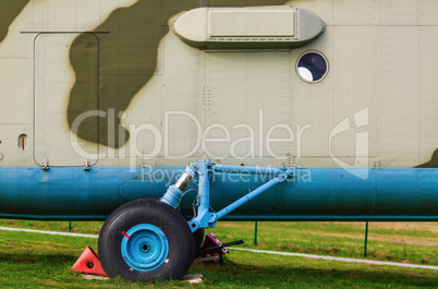 Landing gear of an helicopter