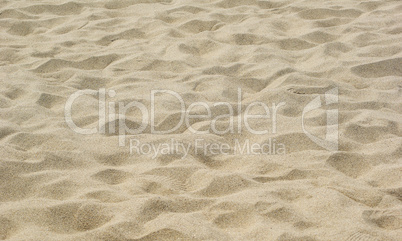 Sand on the beach