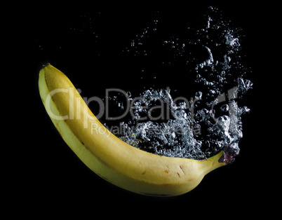 Banana in water