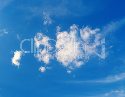 Cloud and blue sky