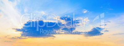 Sunset sky background