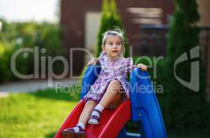 Child on slide