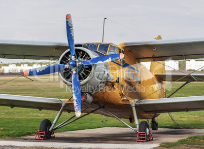 Old vintage airplane