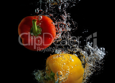 Wash peppers