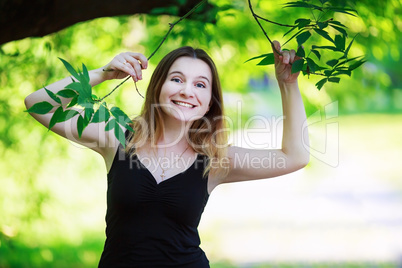 Happy smiling woman