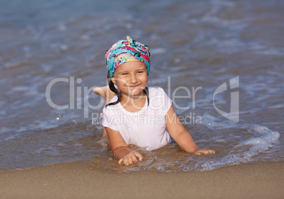 Child on beach