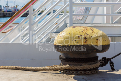 Rusty bollard