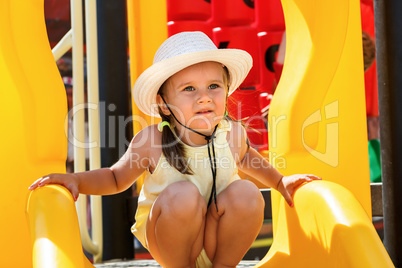 Portrait of a little girl