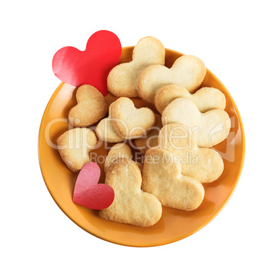 Heart shaped cookies