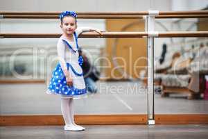 Child girl ballerina