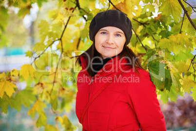 Autumn female portrait