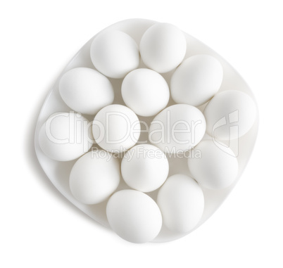 White eggs