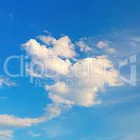 Blue sky and cloud