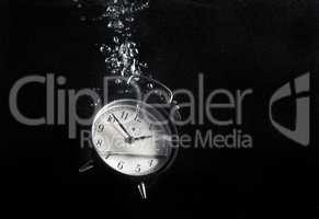 Clock in water