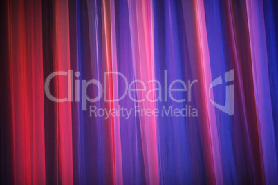 Purple theater curtain