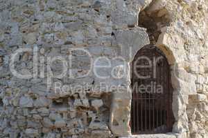 Fragment of stone wall