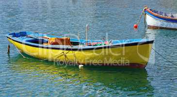 Yellow boat