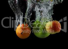 Washing fruits