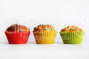 Appetizing sweet muffins