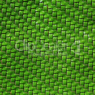 Green leather texture