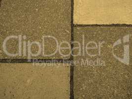 Grey concrete pavement background sepia